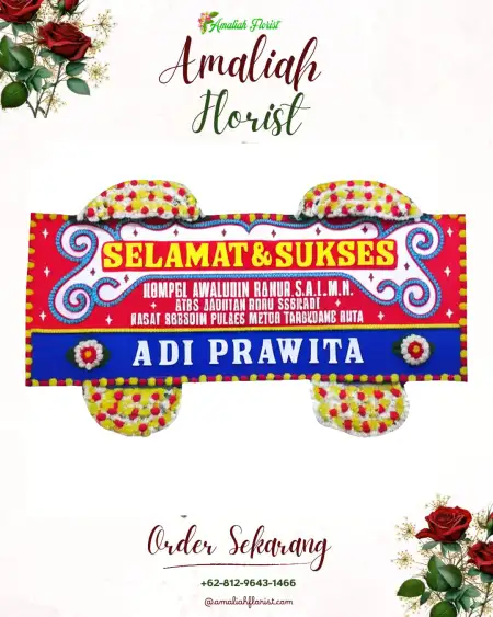 Papan Bunga Ucapan Selamat Purwotengah